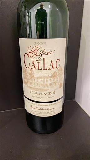 Bordeaux Graves Château Callac 2009