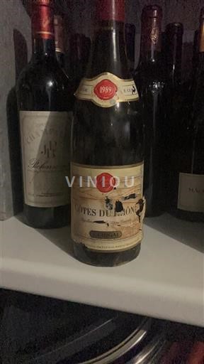 Valle del Ródano Côtes del Ródano E. Guigal 1989