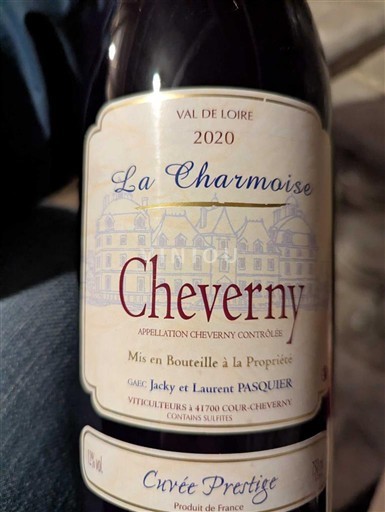 Loire Valley Cheverny La Charmoise Prestige 2020