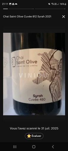 Rhône-dalen Ikke specificeret Chai Saint Olive 480 2021