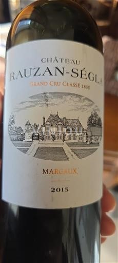 Burdeos Margaux Grand Cru Château Rauzan-Ségla 2015