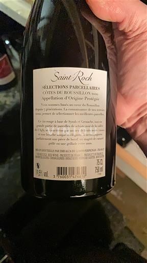 Roussillon Côtes du Roussillon Saint-Roch Sélections Parcellaires 2020