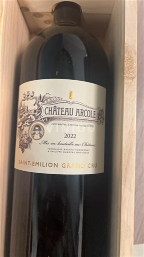 Bordeaux Saint-Émilion Grand Cru Grand Cru Château Arcole 2022