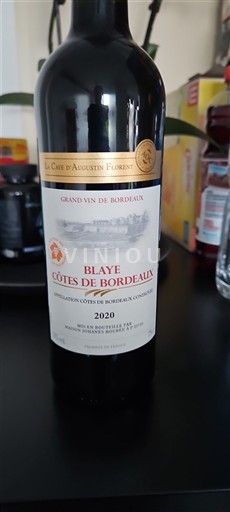 Bordeaux Blaye-Côtes-de-Bordeaux La Cave Augustin Florent 2020