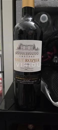 Bordeaux Côtes-de-bourg Château Haut Rozier 2019