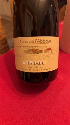 Vallée de la Loire Saumur Clos de l'Abbaye 2018