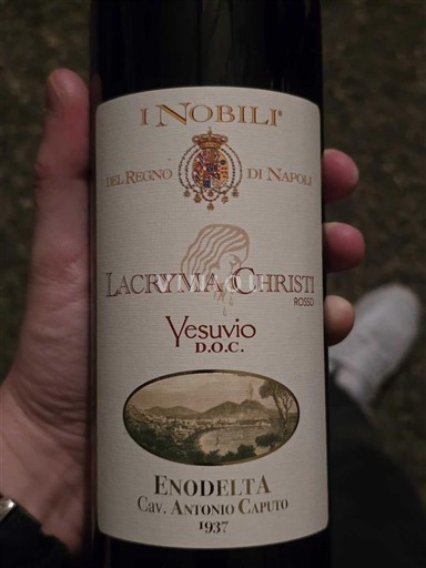 Campânia Vesúvio Enodelta Cav. Antonio Caputo Lacryma Christi Rosso Não Sazonado