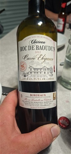 Bordeaux Château Roc de Baoudun Elégance 2022
