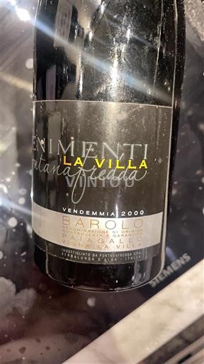 Piemonte Barolo Fontanafredda La Villa 2000