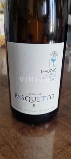 Linguadoca e Rossiglione Alta valle dell'Aude Domaine Pasquetto Mauzac Las Oustous 2024