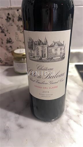 Bordeaux Saint-Émilion Grand Cru Grand Cru Classé Château Côte de Baleau 2015
