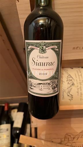 Bordeaux Lalande-de-Pomerol Château Siaurac 2009