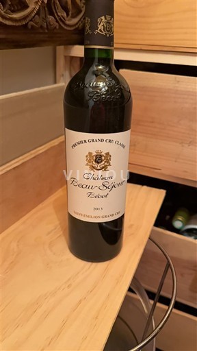 Bordeaux Saint-Émilion Grand Cru Premier Grand Cru Classé Château Beau-Séjour Bécot 2013