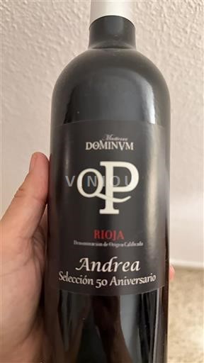 La Rioja rioja Hacienda Dominvm Andrea Selección 50 Aniversario 2015
