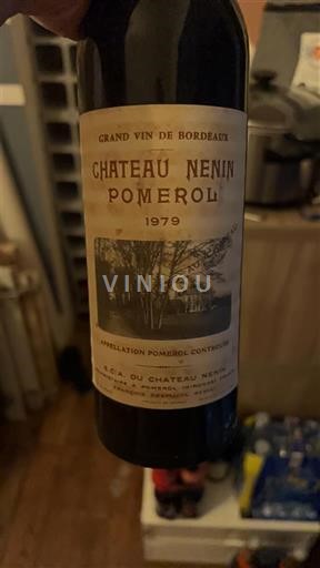 Bordeaux Pomerol Château Nénin 1979