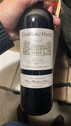 Bordeaux Castillon-côtes-de-bordeaux Château Hyot 2022