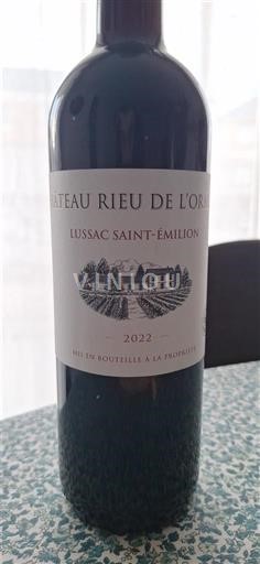 Burdeos Lussac-Saint-Émilion Château Rieu de l'Or 2022