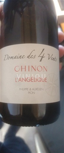 Loiren laakso Chinon Domaine Des 4 Vents L'Angélique 2024
