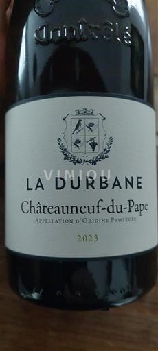 Thung lũng Rhône Châteauneuf-du-pape La Durbane 2023