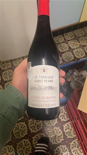 Rhônevallei Côtes-du-rhône Les Terrasses Saint Peyris Vieilles Vignes 2023