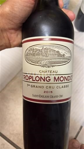 Bordeaux Saint-Émilion Grand Cru Premier Grand Cru Classé Château Troplong Mondot 2015