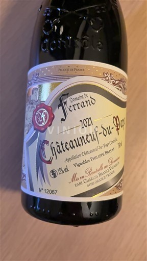 Rhône Valley Châteauneuf-du-Pape Domaine Ferrand 2021