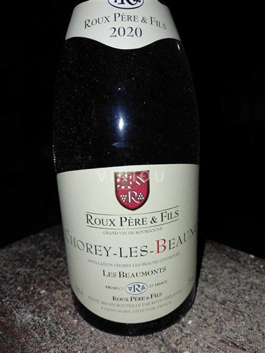 Burgundy Chorey-lès-Beaune Roux Père & Fils Les Beaumonts 2020