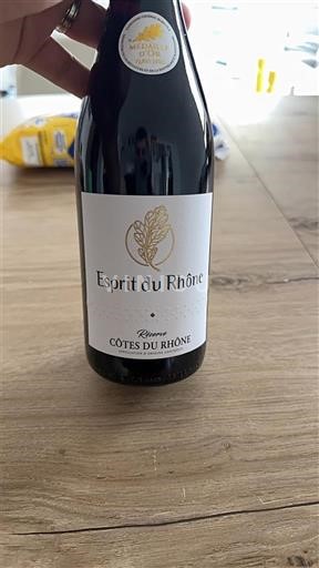 Rhônedalen Côtes du Rhône Esprit du Rhône Réserve 2024