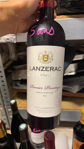 Pobrežní oblast Stellenbosch Lanzerac Pionier Pinotage 2021