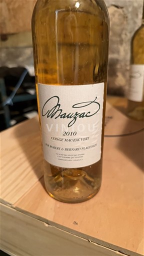 Sudoeste Gaillac Mauzac Cépage Mauzac Vert 2010