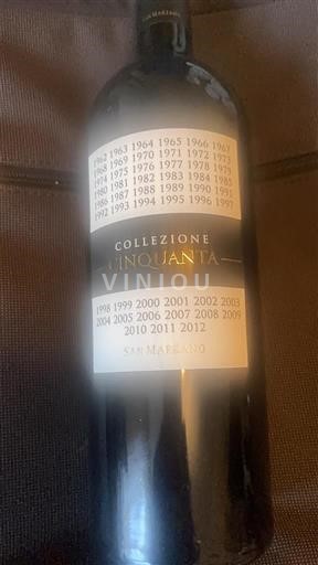 Puglia Susumaniello Salento San Marzano Collezione Cinquanta 2012