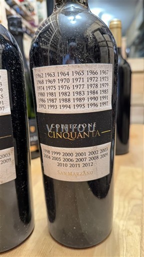 Pouilles Salento San Marzano Collezione Cinquanta 2012