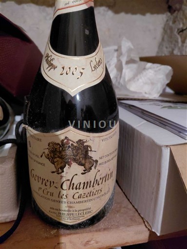 Bourgondië Gevrey-Chambertin Premier Cru Philippe Leclerc 1er Cru les Cazetiers 2005