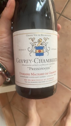 Bourgondië Gevrey-Chambertin Domaine Machard de Gramont Pressonnier 2019