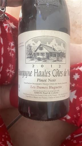 Burgundsko Nespecifikováno Simon-Paul et Colette Les Dames Huguette 2012