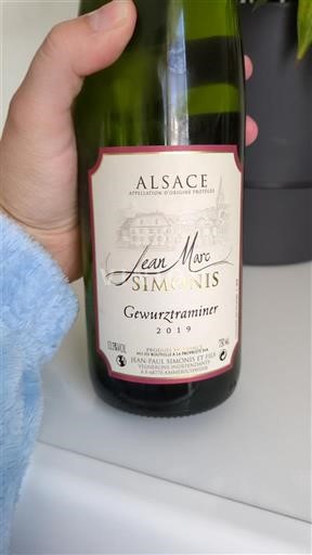 Alsace Jean Marc Simonis Gewurztraminer 2019