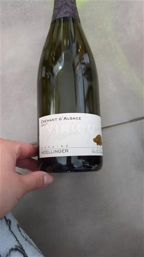 Alsace Crémant d'Alsace Domaine Moellinger Không niên vụ