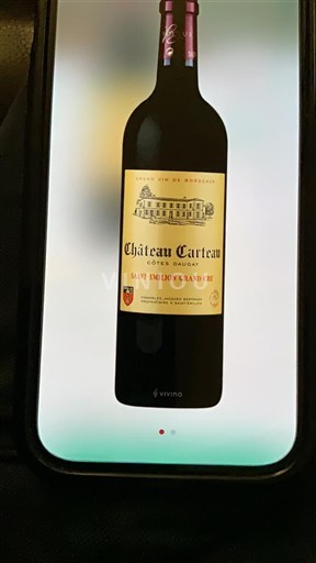 Bordeaux Saint-Émilion Grand Cru Grand Cru Château Carteau Côtes Daugay 2020