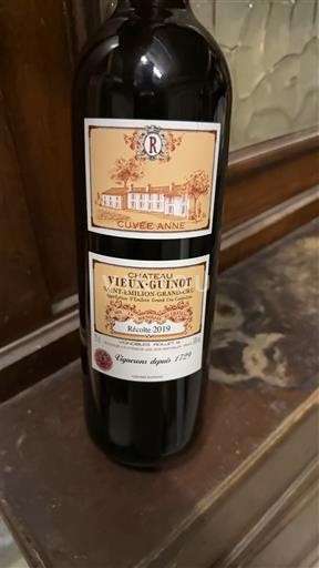 Bordeaux Saint-Émilion Grand Cru Château Vieux Guinot Anne 2019