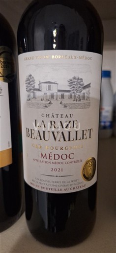 Bordeaux Médoc Château La Raze Beauvallet 2021