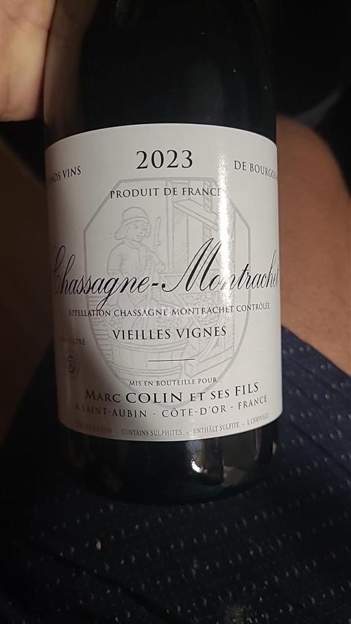 Borgoña Chassagne-Montrachet Marc Colin et ses Fils Vieilles Vignes 2023