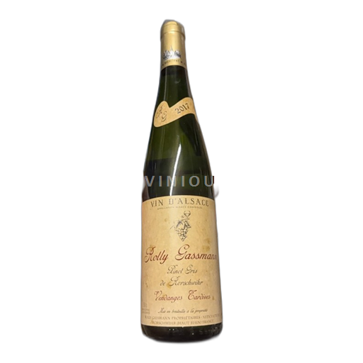 Alsace Vendanges Tardives Rolly Gassmann Pinot Gris de Rorschwihr Vendanges Tardives 2017