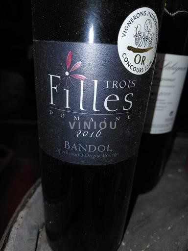Provence Bandol Domaine Trois Filles 2016