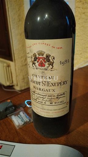 Bordeaux Margaux Grand Cru Château Malescot St. Exupéry 1995