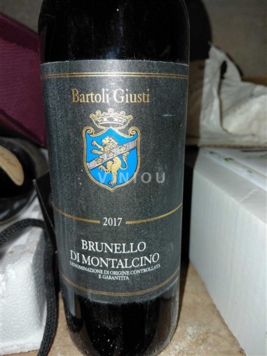 Tuscan Wines Brunello di Montalcino Bartoli Giusti 2017
