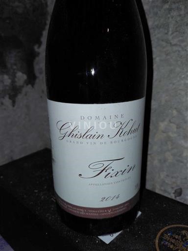 Burgund Fixin Domaine Ghislain Kohut 2014