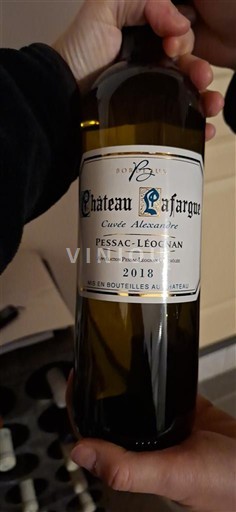 Bordeaux Pessac-Léognan Château Lafargue Alexandre 2018