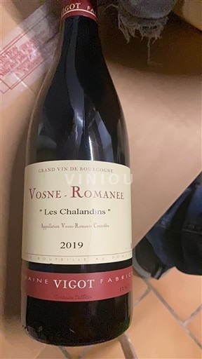 Bourgondië Vosne-Romanée Domaine Vigot Fabrice Les Chalandins 2019