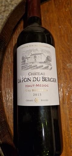 Bordeaux Haut-Médoc Cru Bourgeois Château La Fon du Berger 2015