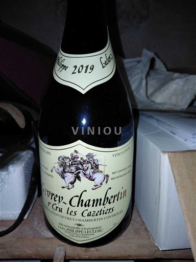 Bourgondië Gevrey-Chambertin Premier Cru Philippe Leclerc 1er Cru Les Cazetiers 2019